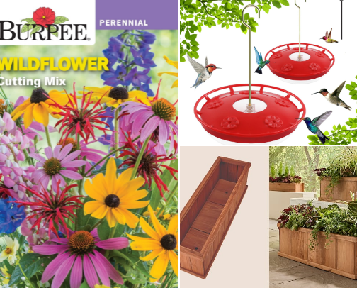 Gardening girlies cover photo collage
