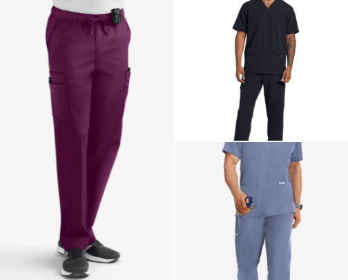 Scrubs for men cover photo collage