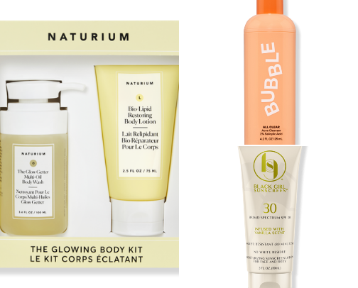 Let Your Skin Glow cover photo collage