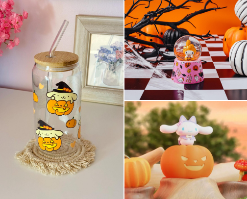 sanrio halloween must haves for a spooky season ੈ✩‧₊˚ cover photo collage