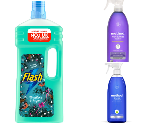 The best cleaning supplies line up for the everyday Stay At Home Wife cover photo collage