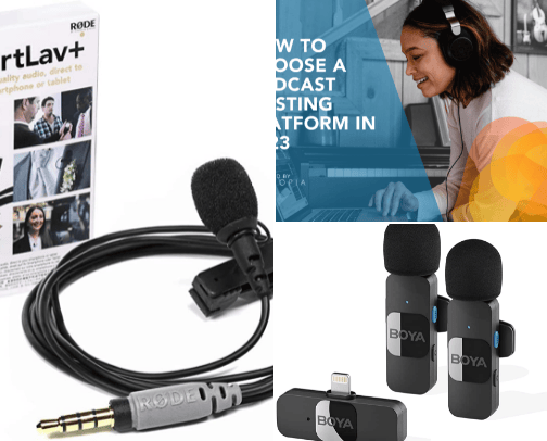 Video and Podcast Recording cover photo collage