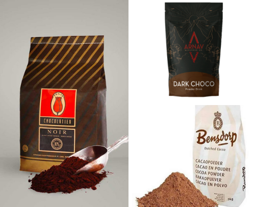 Baking & Drink Chocolate cover photo collage