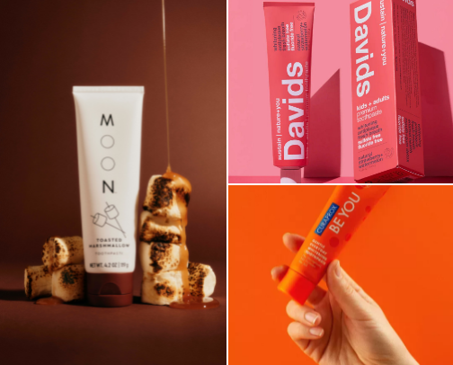 The most eye-catching toothpastes on the market ✨️ cover photo collage