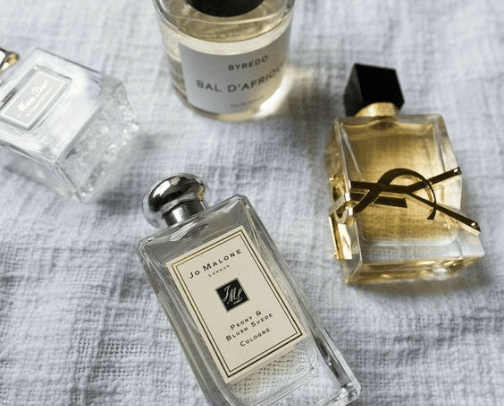 Perfumes that leave a mark cover photo collage