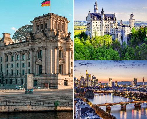 Top Places to Visit in Germany (Flexible Trip Plan) cover photo collage