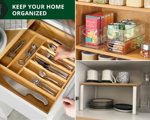 Small Kitchen Organization Ideas ✨ cover photo collage