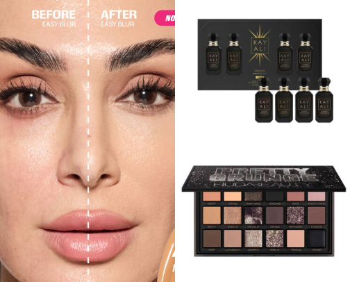 Easy foundation ,from Huda Beauty ,beauty products 🫶 cover photo collage