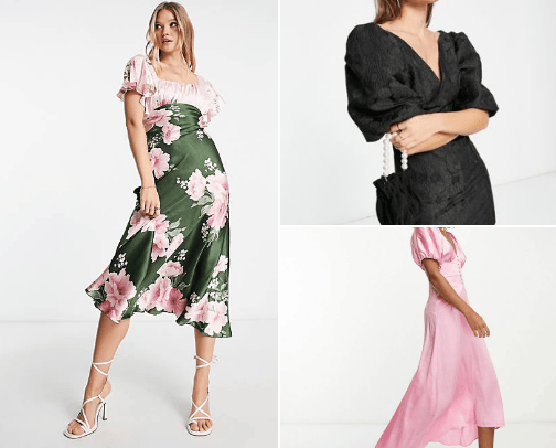 Dresses for events ( proms, weddings...) cover photo collage