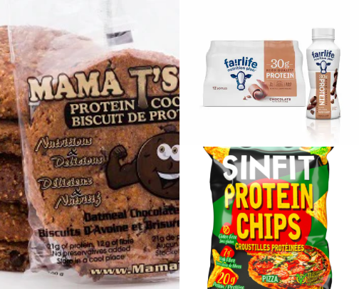 Protein Favorites! cover photo collage