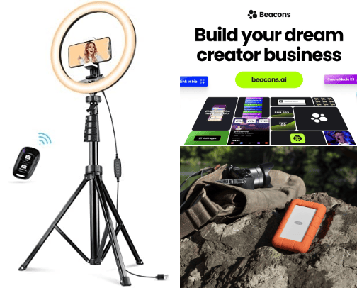 My Content Creator Kit 🖥️📱 cover photo collage