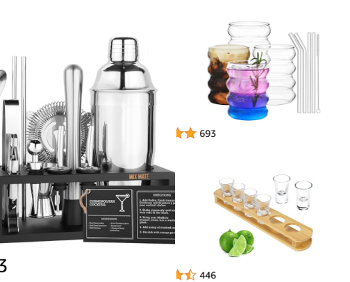 Get started on your home bar with these essentials🍹 cover photo collage