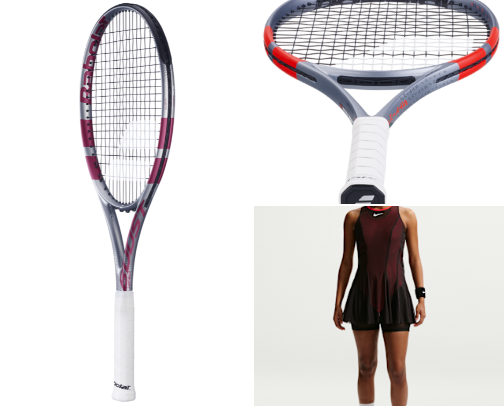 Tennis Gear cover photo collage
