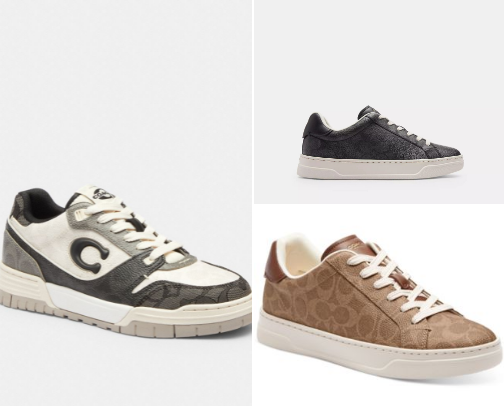 COACH Sneakers cover photo collage
