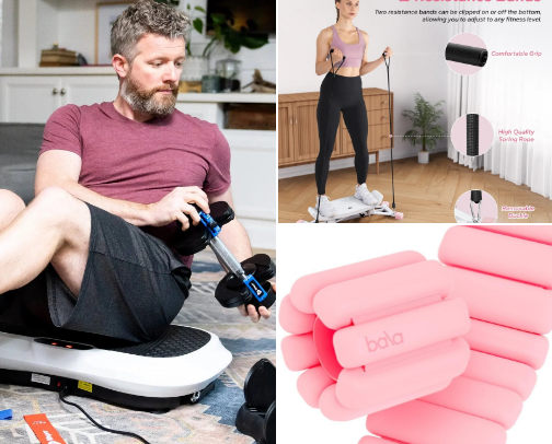 Working out must-haves! cover photo collage