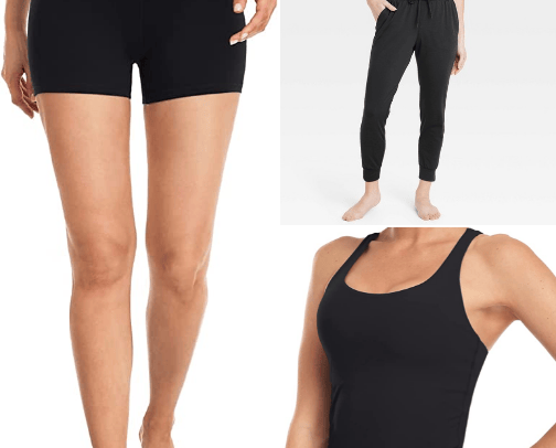 Athleisure wear cover photo collage