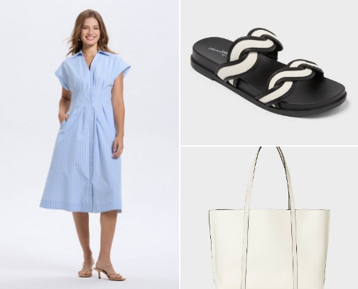 Dress for less cover photo collage