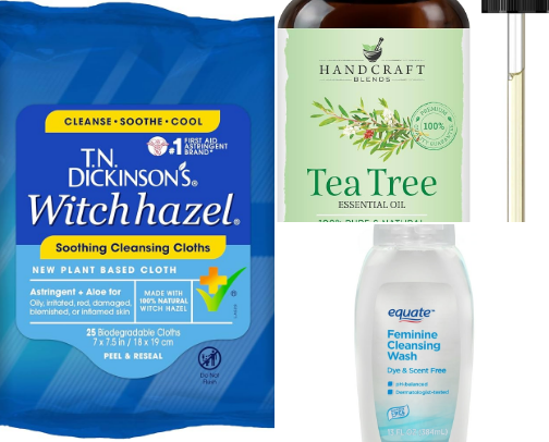 Feminine hygiene Must haves ! cover photo collage