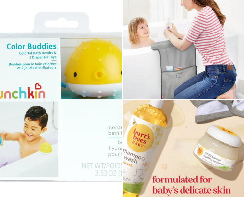 Bath Time Must-Haves That Make Kids Actually WANT to Bathe cover photo collage