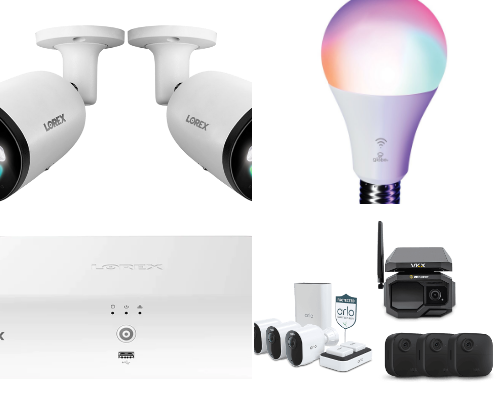 Smart home cover photo collage