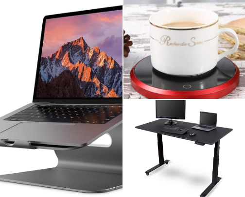 Cute & practical home office essentials cover photo collage