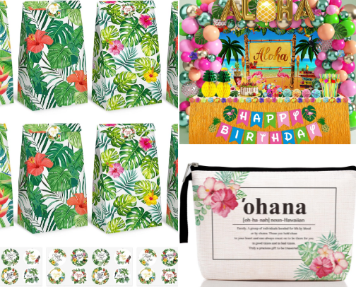Read Free - Hawaii Party and Gift Essentials for Tropical-Themed Celebrations cover photo collage