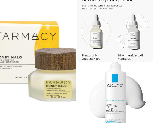 Skincare Essentials that every girl needs for Glowing Skin cover photo collage