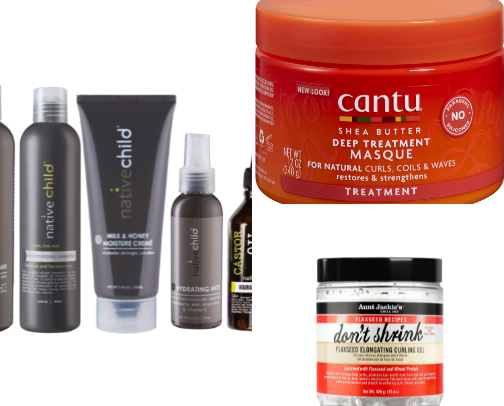 Necessary Natural Hair Products 🌳. cover photo collage