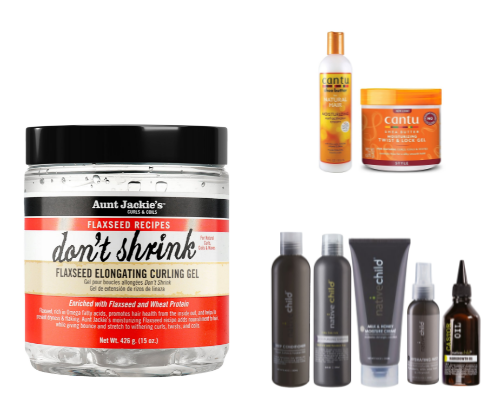 Necessary Natural Hair Products 🌳. cover photo collage