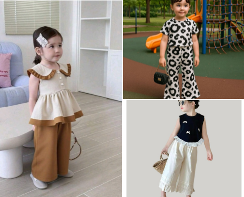 ONE SET KIDS FOR GIRL 1-6TH YEAR OLD cover photo collage