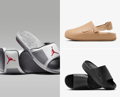 Nike men slides cover photo collage