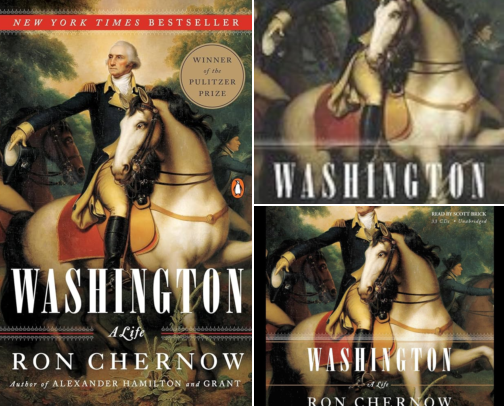 Reading companions for Washington: A Life history enthusiasts cover photo collage