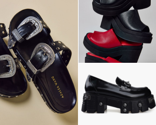 Alternative shoe ideas 🖤✨ cover photo collage