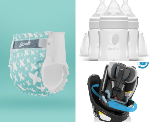 Baby and toddler must haves + breastfeeding/ pumping cover photo collage