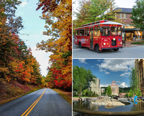 Asheville, North Carolina: Things-To-Do on a Budget! cover photo collage