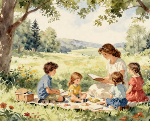 Charlotte Mason Method Resources for 
Homeschool Moms (And Dads too!) cover photo collage