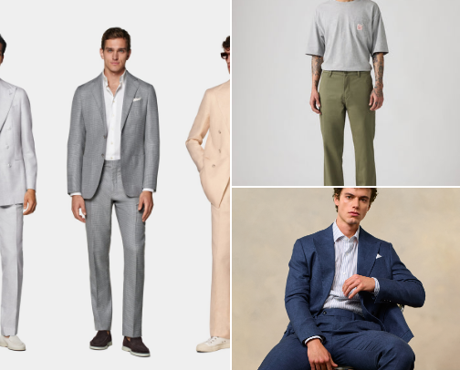 "Men’s Formal Wear: Timeless Elegance & Modern Style" cover photo collage