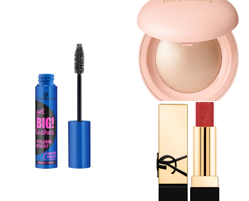 beauty things I use/used and like/liked a lot  ̤̮․° 𖠋 • cover photo collage