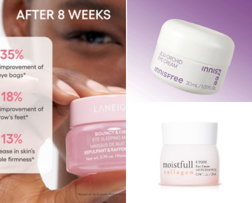 Eye Creams cover photo collage