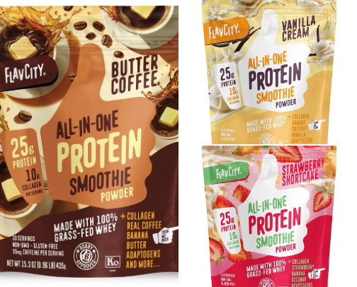 Flav City Clean Protein & Smoothie Finds at Target cover photo collage