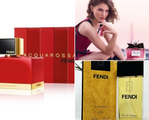 My favorite fragrances cover photo collage