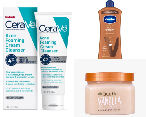 skincare recs cover photo collage