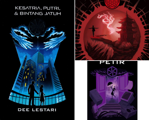 Supernova Series (Urutan Baca & Vibes Tiap Buku) – Karya Dee Lestari cover photo collage