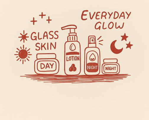 My Skincare Routine 💦 cover photo collage