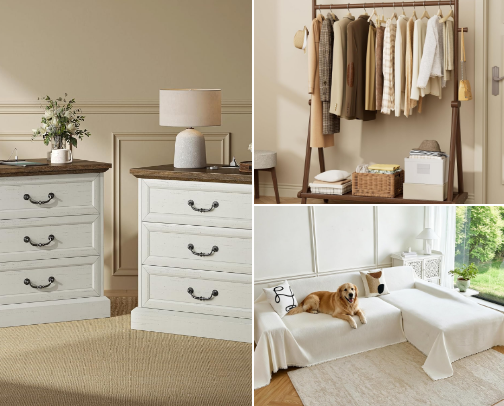 Cozy Home Upgrades: Affordable Luxury Furniture cover photo collage