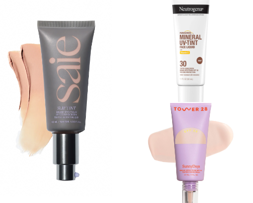 tinted SPF favs ☀️ cover photo collage
