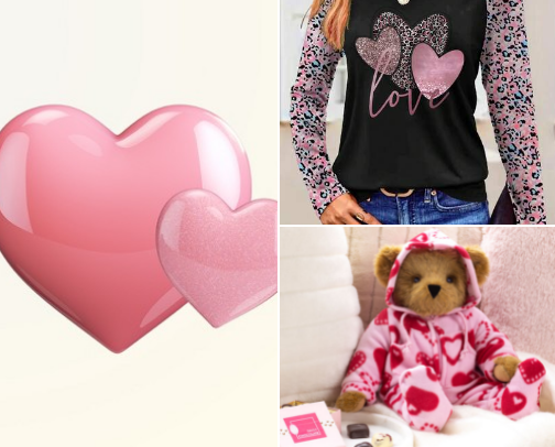 Valentine’s Day cover photo collage