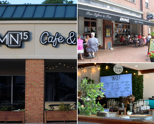 A Visual Taste of Williamsburg, Va Coffee Scene☕️ cover photo collage