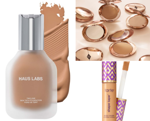 My Flawless Makeup Routine Products cover photo collage