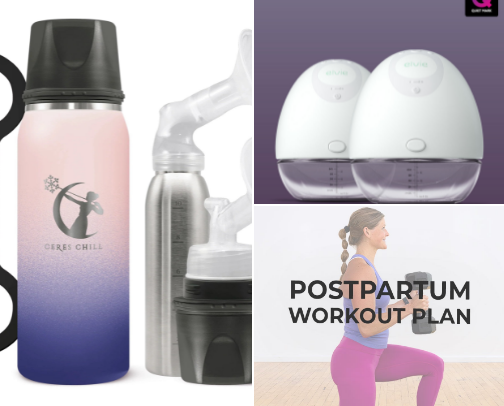 Working Postpartum Mom Must Haves cover photo collage